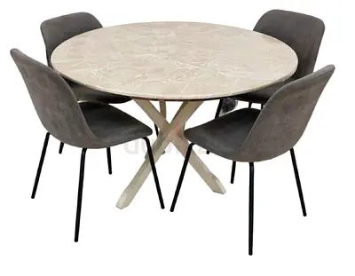 IKEA ROSENTORP Extendable Dining Table with 4 Chairs