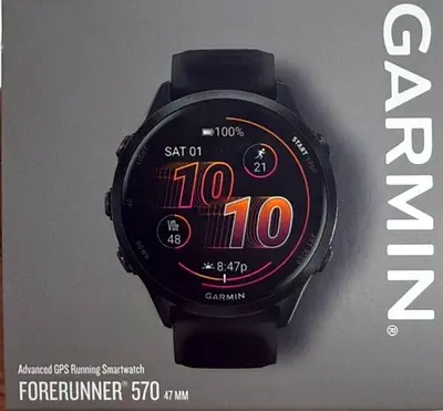 Garmin Forerunner 570 GPS Running Smartwatch - 47mm, Black (Boxed)