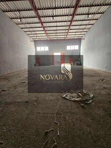 Warehouse, 2500 sq ft, 25 kW electricity, Umm Al Quwain / Umm Al Thu'ub, ready for handover.