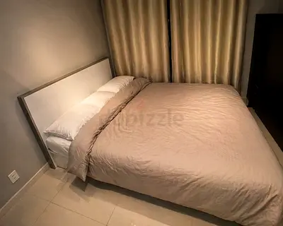 Queen Bed Frame with Headboard — Minimal Modern Design