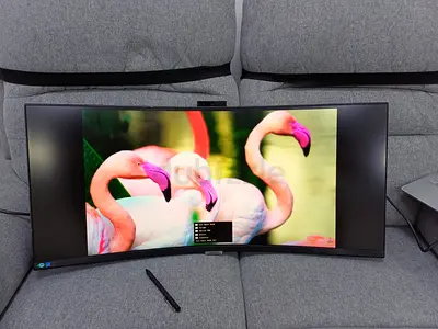 Samsung ViewFinity S6 S34C650VAE 34 Class Webcam WQHD Curved Screen LCD Monitor