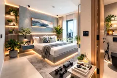 KeyRock | Spacious 1BR in Tranquil Wellness Tower | 34th Floor | Pool, Gym &amp; Parking