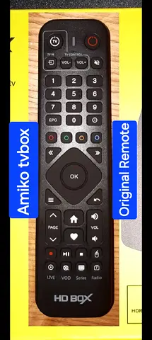 REMOTE TVBOX AMIKO NO-1