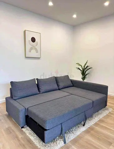 Ikea Gray Friheten Corner sofa combed / L-shaped sofa