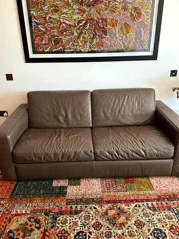 Leather sofa from Bo Concept