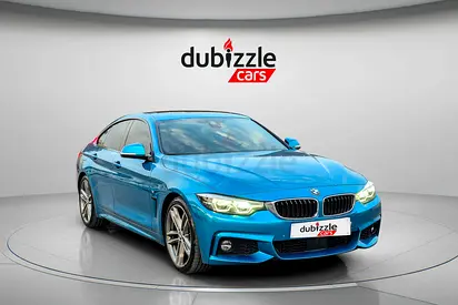 AED 1260/month | 2018 BMW 4-Series 430i | GCC Specs | Ref#454016