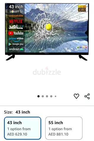 43-inch Smart LED TV