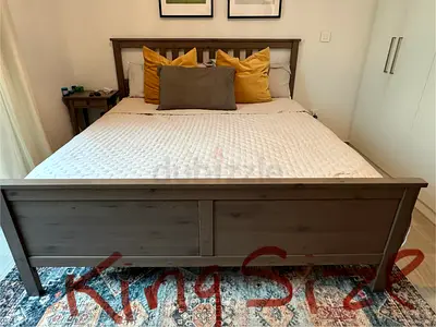 MUST GO SUNDAY - King Size Bed and Mattress