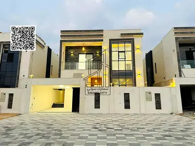 فيلا مودرن تشطيب اوروبى شامل رسوم التسجيل على شارع الشيخ محمد بن زايد