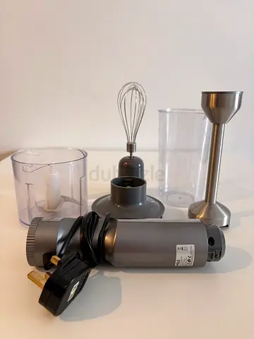 Hand blender with whisk and chopper attachments (used)