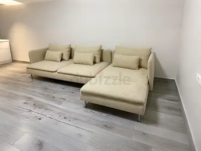 IKEA Soderhamn L Shape Sofa Beige Good condition