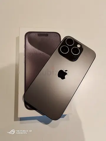 iPhone 15 Pro 256gb TDRA 87 battery health with box