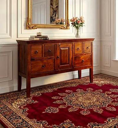 Marina solid wood sideboard cabinets  Chest of drawers