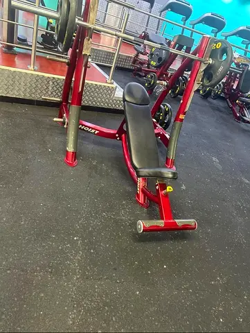 Incline/Decline Adjustable Bench Press with Rack (Gym Equipment)