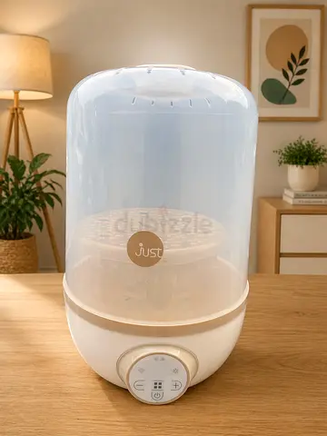 Electric Baby Bottle Sterilizer and Dryer (White) - Gently Used