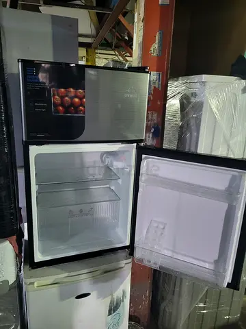 Mini double door fridge