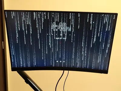 MSI G27C4X 27” Desktop Curved Monitor FHD, 1920x1080, HDR Ready.