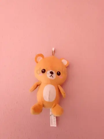 Small Soft Bear Plush Toy - Light Brown, Good Condition