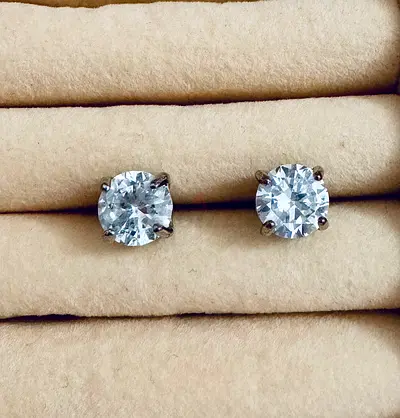 Vintage Swarovski Large Stud Earrings