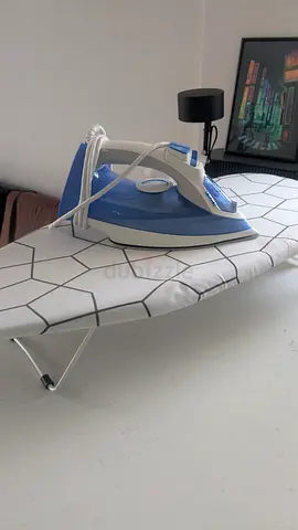 Iron and ironing board