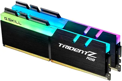 G.SKILL Trident Z RGB 32GB (2x16GB) DDR4 4400 MHz Desktop RAM Kit - Black