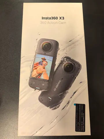 Insta360 X3 - New | 2x Invisible Selfie Sticks + Tripod | 5.7K 360 Camera