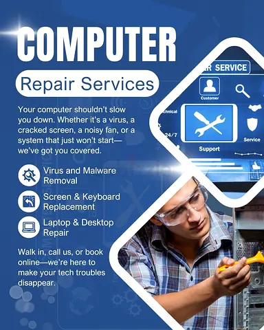 Laptop  PC Repair | Same-Day Service | All over Dubai
