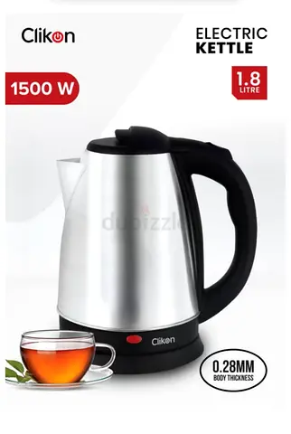 Used Cilkart Stainless Steel Electric Kettle - 1L, Works Fine