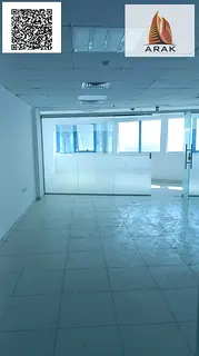 An office with excellent specifications in a prime location within Falcon Towers, featuring an open