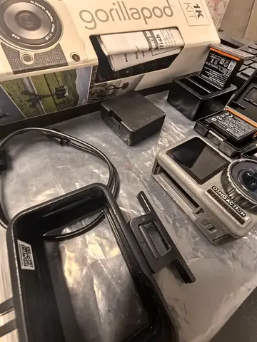 DJI Osmo Action 4K Camera Bundle | 3 Batteries + Charger | Gorillapod Stand