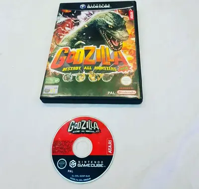Nintendo Gamecube Godzilla Destroy All Monsters