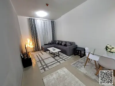 للايجارغرفه وصاله مفروشه بعجمان بفرش نظيف ومرتب  _ كورنيش عجمان _  شامل جميع الفواتير والانترنت _   مفروش بالكامل بأثاث أنيق