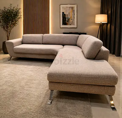 THE ONE Designer L-Shaped Sofa Modern  Impeccable Condition