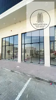 2 shops 1000 sqft Hamidiya main road AED 75k each ajman
