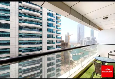 Furnished 1BR | Escan Marina Tower | Marina & City Views