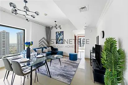 NO SECURITY DEPOSIT | Flexible Cancellation Terms | Near Metro and Mall | High floor | Furnished