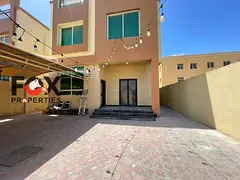 6-bedroom villa for annual rent in Al Muwahehat 3, Ajman, 120,000 AED, large yard, majlis and living