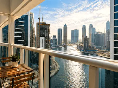 HIGH FLOOR | CANAL VIEW | FURNISHED | ANNUAL RENT
