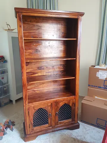 Wooden Marina Bookcase