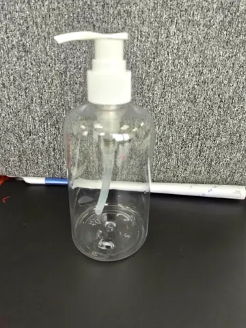 Clear Plastic Pump Dispenser Bottle - 250ml (New, Clean) available 20000 pcs 50 Fills per bottle