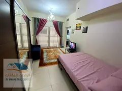 Furnished studio apartment for monthly rent in Al Yasmin Towers, opposite City Centre Ajman Golden o