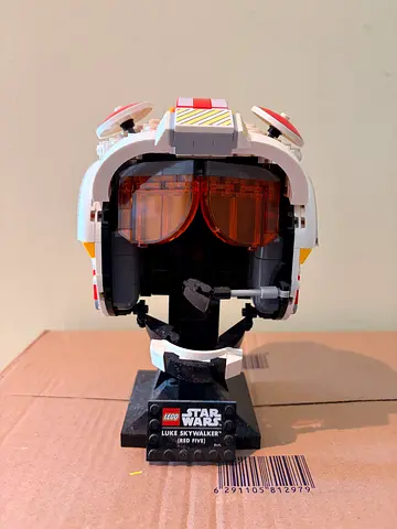 House Clearance - Lego 75327 Star Wars Luke Skywalker Red Five Helmet for sale.