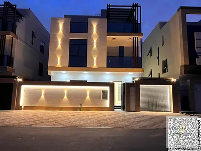 🏡 فيلا فاخرة G+2+روف للبيع في الحليو 2 – عجمان | تصميم حديث وتشطيبات راقية