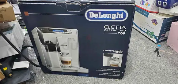 DeLonghi Eletta Cappuccino Top Fully Automatic Coffee Machine (boxed)