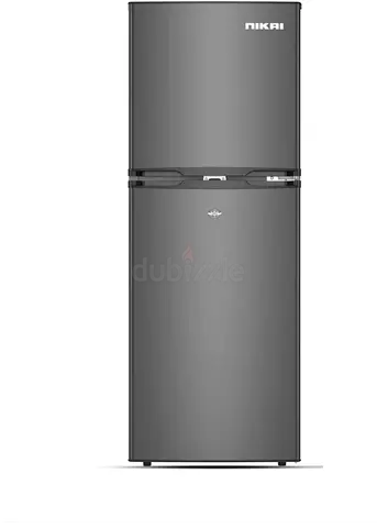 Nikai 190L Double Door Refrigerator- 1 Year Warranty