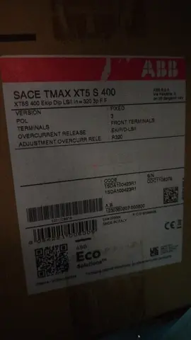 ABB SACE Tmax XT5 S 400 Circuit Breaker (New in Box)