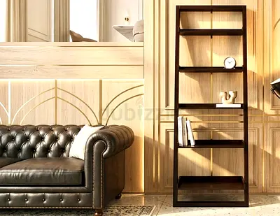 Crate Barrel Sloane Leaning Bookcase