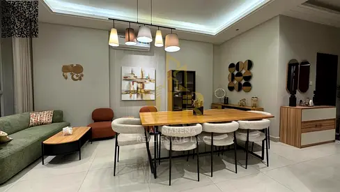 Two-story villa with all-inclusive price (electricity, water, air conditioning, and furnishings) in one of Ajman's most prestigious areas. Freehold ow