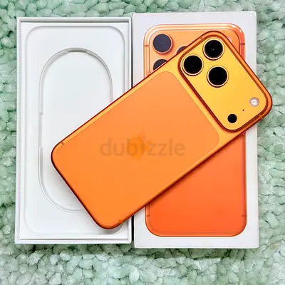 IPHONE 17 PRO MAX 256GB STORAGE ORANGE TITANIUM