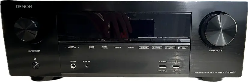 Denon AVR-X1600H 7.2ch AV Receiver - Good Working Condition